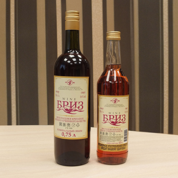 Вино плодовое крепленое «Бриз»