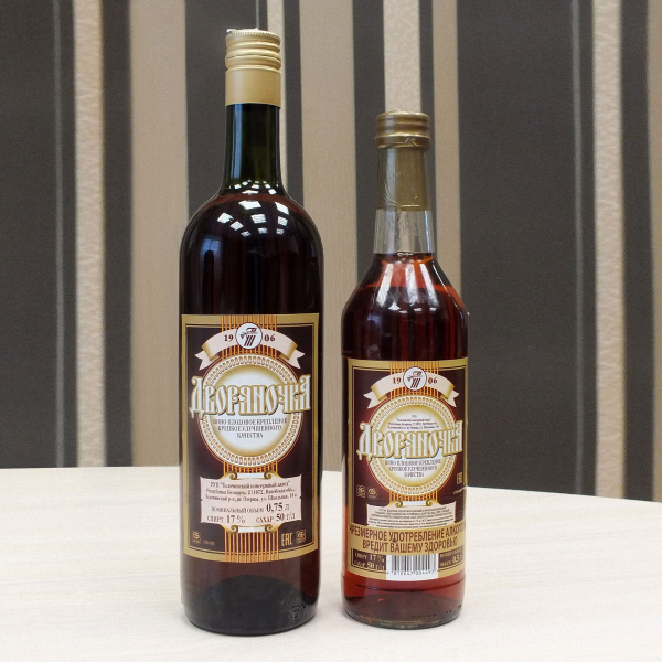 Вино плодовое крепленое «Дворяночка»